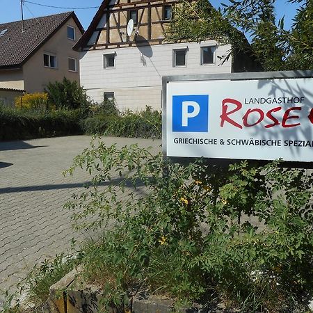Landgasthof Rose Hotel Дитцинген Екстериор снимка