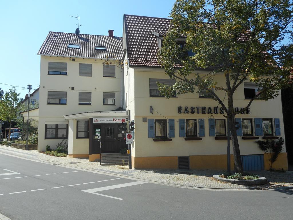 Landgasthof Rose Hotel Дитцинген Екстериор снимка